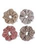 Nought O Logo Check Scrunchie