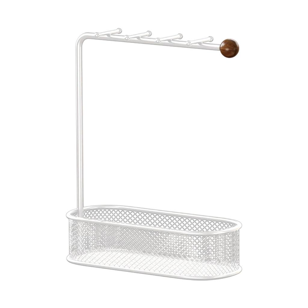 Metal Windchime Hanger Tabletop Stand Calligraphy Brush Holder Jewelry Organizer for Home Decoration