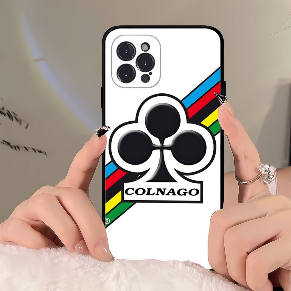 

Fashion Cyclings C-Colnagos Phone Case For IPhone 17 Air 16 15 14 Plus 13 12 Mini 11 Pro Max Black Cover iPhone 12 pro