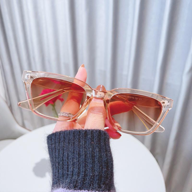 

JYL TS Plain Frame Sunglasses Women UV Protection Fashion 98085 A-9617 червоно-жовто-коричневий