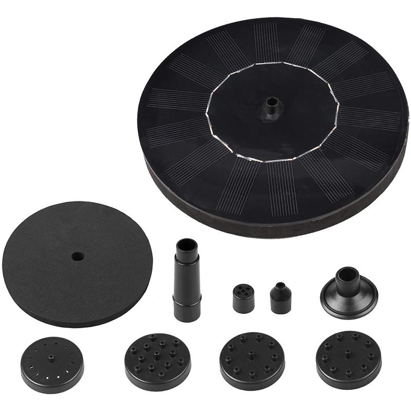 Fontana solare per esterni Fontana galleggiante Fondo per uccelli Pompa per fontana Taskota