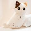 Three Colors Kawaii Cat Plush Toy Soft Stuffed Animal Black Cat Pillow Birthday Gift for Girlfriend Women Home Room Decor