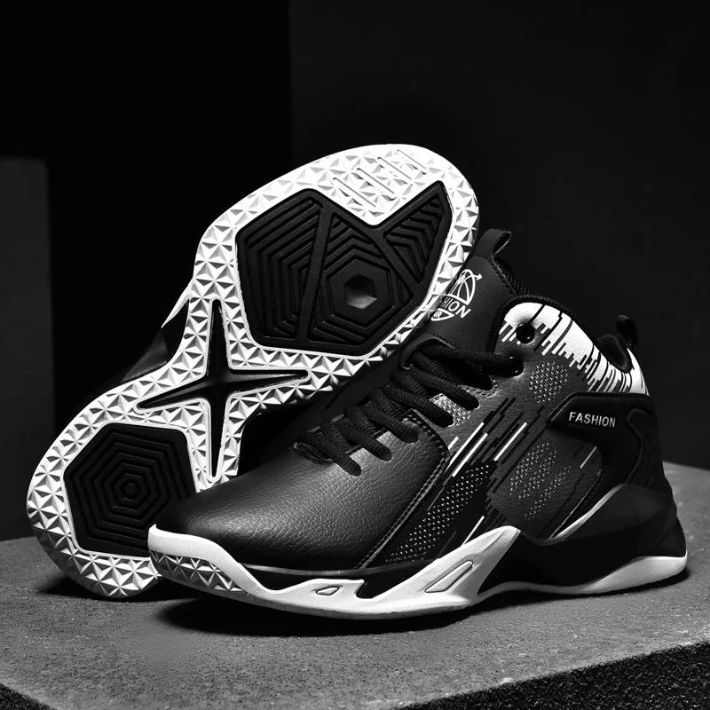 New-Arrival  Men's Basketball Shoes Breathable Unisex Street High-Grade Sneakers Outdoor Trainers Sneakers Couple Fashion Gym Lace-up