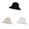 Sun Protection Wide Brim Hat For Women Summer Stylish Foldable Polyester Sun Hat