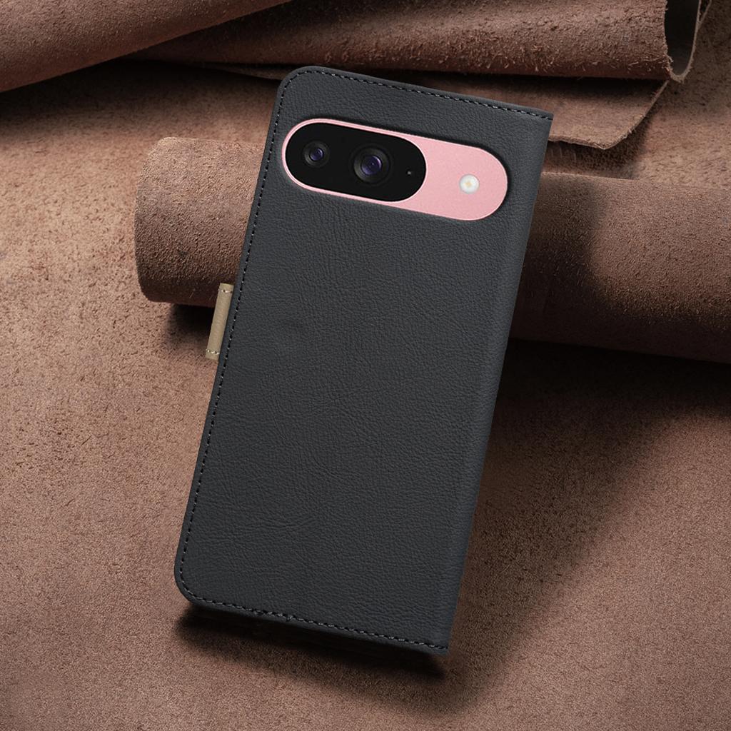 For Google Pixel 9 Pro/Google Pixel 9 Leather Case BINFEN COLOR BF36 Floral Pattern Phone Cover RFID Blocking Wallet Stand