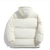 Men's Oversized Casual Down Jacket With Long Sleeves And Hood