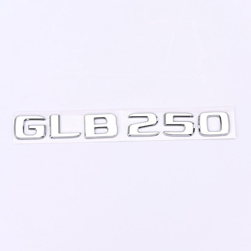 Compatible Mercedes-Benz GLB-Series Tail Number Badges: GLB53, GLB180, GLB200, GLB250