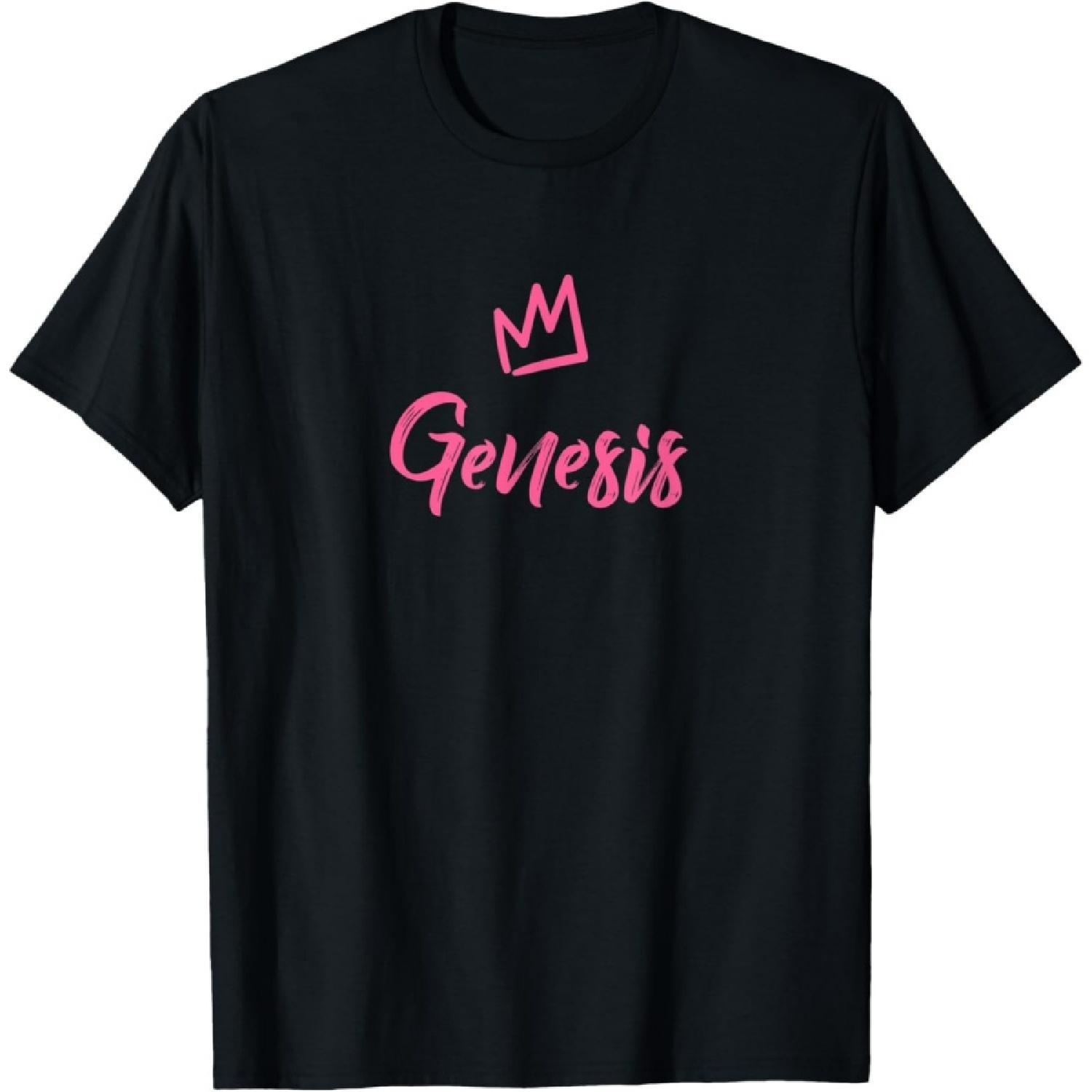 Genesis the Queen _ Розовая Корона для Женщин Называемая Genesis Футболка S