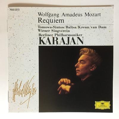 CD TOMOWA-SINTOW - Mozart: Requiem POCG2272 Japan ObiClassical Used