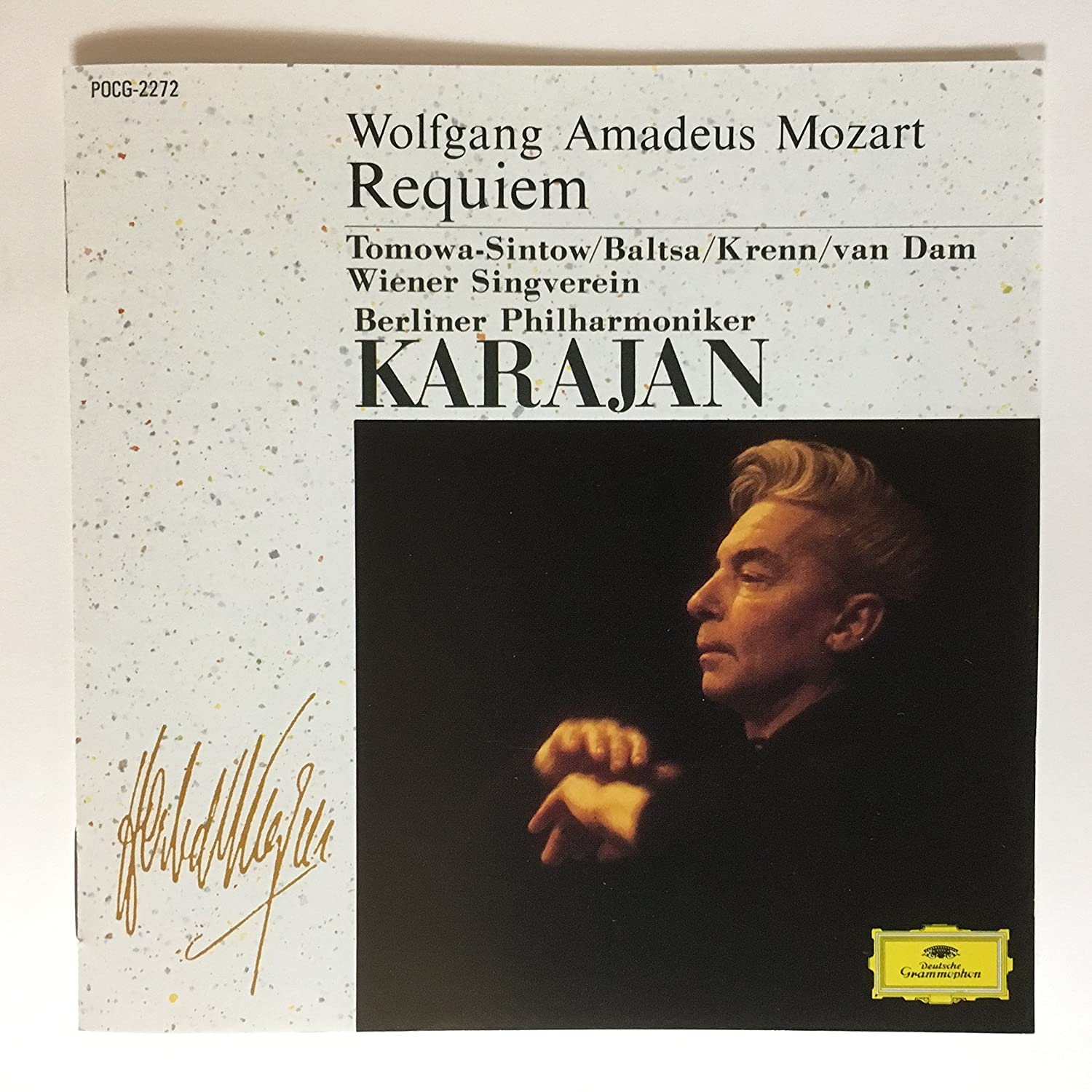 

CD TOMOWA-SINTOW - Mozart: Requiem POCG2272 Japan ObiClassical Used