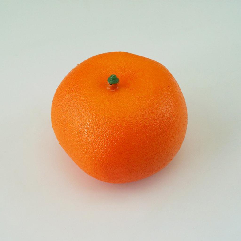 Realistic Fruit Artificial Orange Fake Fruit Perfect for Teaching and Crafts Fake Orange Decorations Craft Supply