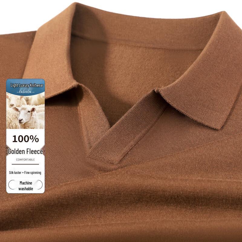 Men s 100% Merino Wool Short Sleeve Polo Shirt