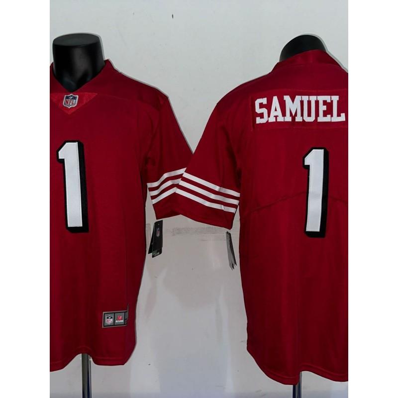 2026 NFL Short Sleeve Jersey San Francisco 49ers Embroidered Football