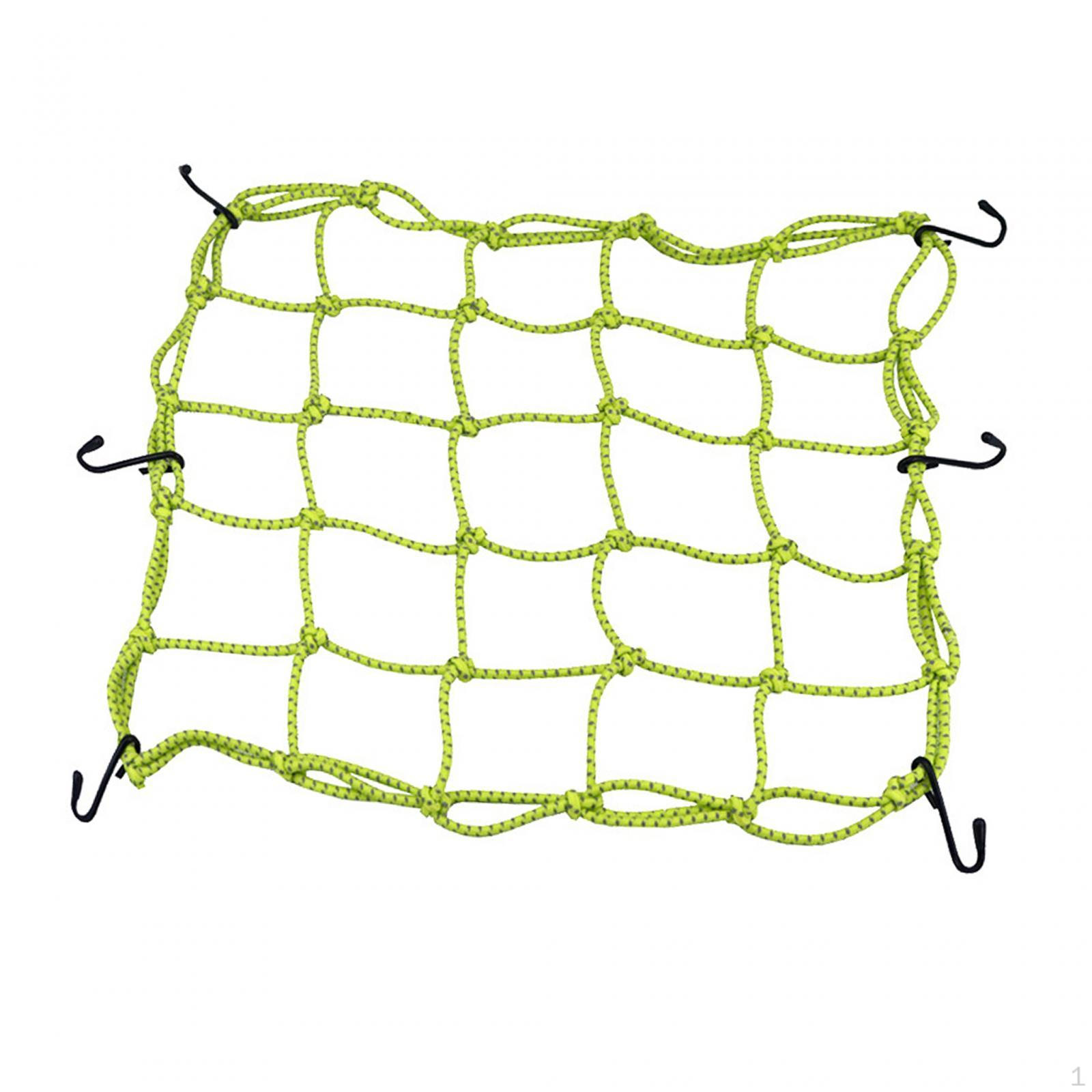 

Багажна сітка для шоломів 40 см x 40 см, сітка для потовщення багажу, сітка для багажу мотоцикла зелений