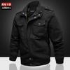 New Autumn and Winter Men's Jacket Casual Jacket Pure Cotton Tooling Large Size Men's Clothing