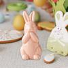 2-6pack Easter Bunny Figurine Cute Ceramic Rabbit Statue for Desk