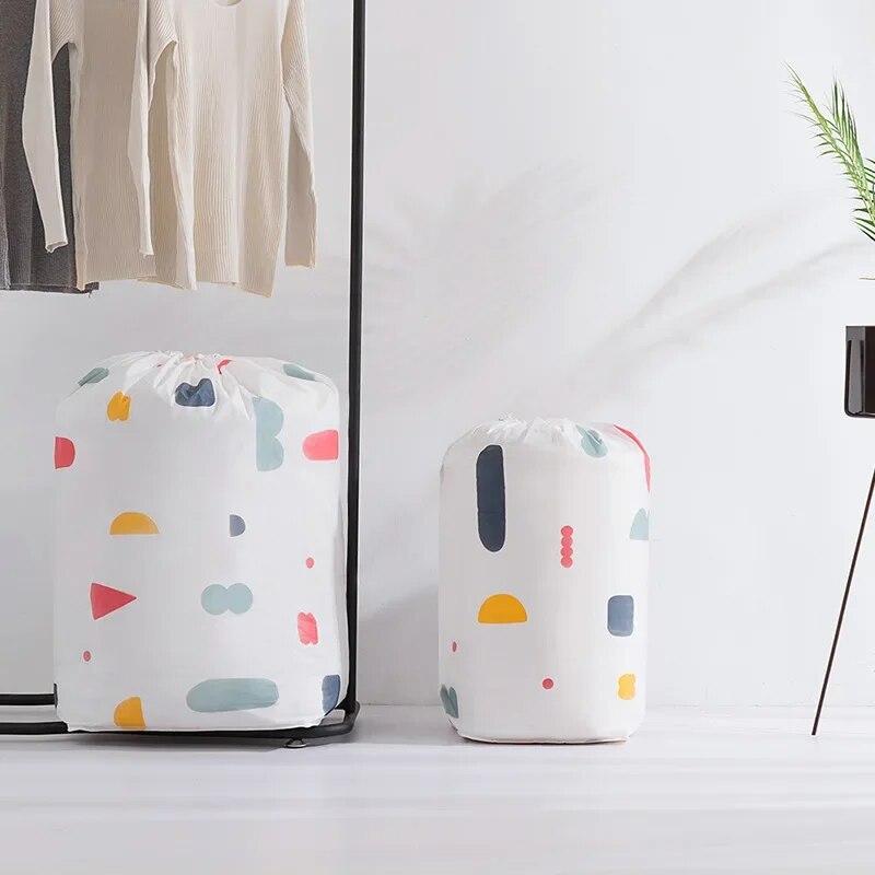 Foldable Storage Bag Quilt Blanket Organizer Washable Clothes Dust Bag Multifunctional Packing Bag Wardrobe Home Organizer