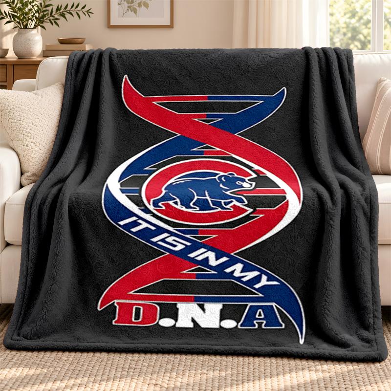 Chicago Cubs blanket Flannel Blanket Soft Cozy Plush Throw for Sofa Bed Lightweight Home Decoration Outdoor camping