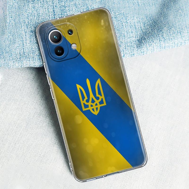 Ukraine Flagge Silikonhülle Für Xiaomi Mi 11 Note 10 10T 9 9T 12 Pro Lite Poco X3 F3 M3 Klare Hülle Redmi 9 9A 9C 10 Hülle Ukraine