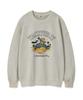 Wacky Willy Kiki Washed Graphic Sweatshirt Beige