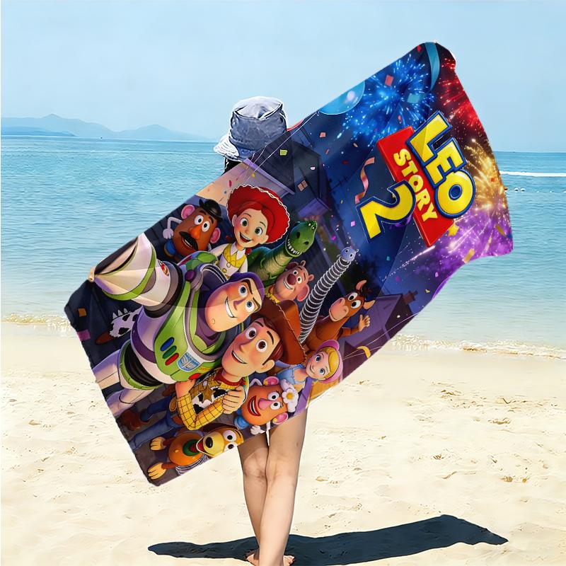 Stitch Adventure Collage Towel Large Quick-Drying Microfiber soft S-Square Pants-s Beach Towel for Travel Fitness Bathing Camping. 0730s113
