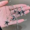 Liquid Lava Moon Star Pendant Necklace & Sweet Spicy Girl Earrings – European & American Style