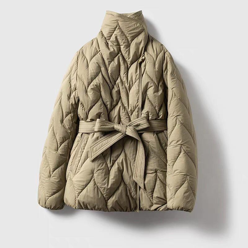 Womens Lightweight Slim Fit Down Jacket 90% White Duck Short Coat Winter
