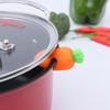 Silicone World 1PC Spill-proof Lid Lifter For Soup Pot Lid Stand Silicone Heat Resistant Holder Keep The Lid Open Kitchen Tools