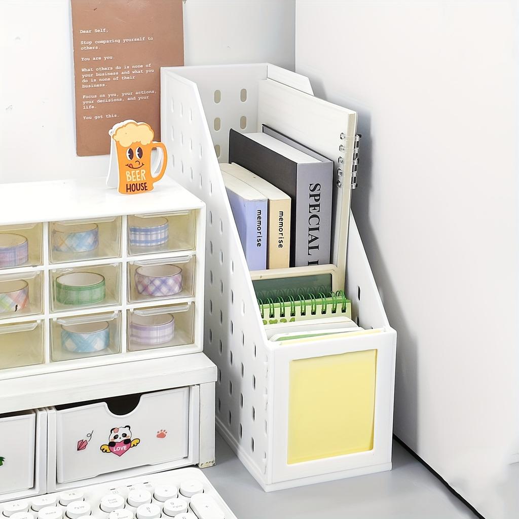 Hot-Selling Detachable Pegboard Multi-Functional Desktop Storage Rack, Magazine File Holder & Kitchen Organizer for Home Use