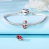 Santa Claus Christmas Tree Sleigh Gingerbread Man Beads Copper Charms Pendant Fit Women Diy Original Bracelet Jewelry Gift