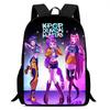 Neue Kpop Hexenjägerin Mädchengruppe Schultasche High-Definition-Druck Lässiger grenzüberschreitender leichter Rucksack