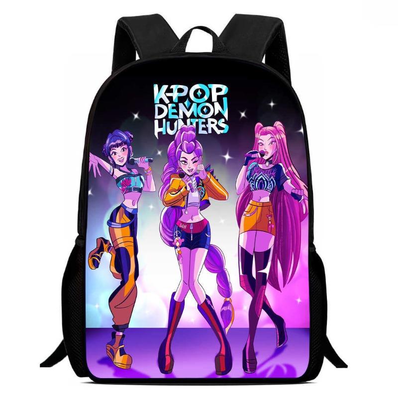 Neue Kpop Hexenjägerin Mädchengruppe Schultasche High-Definition-Druck Lässiger grenzüberschreitender leichter Rucksack