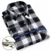 Oversize 10XL 11XL 100% Cotton Flannel Soft Regular-fit Long Sleeve Shirt Single Pocket Comfortable Casual Thick Plaid Shirts