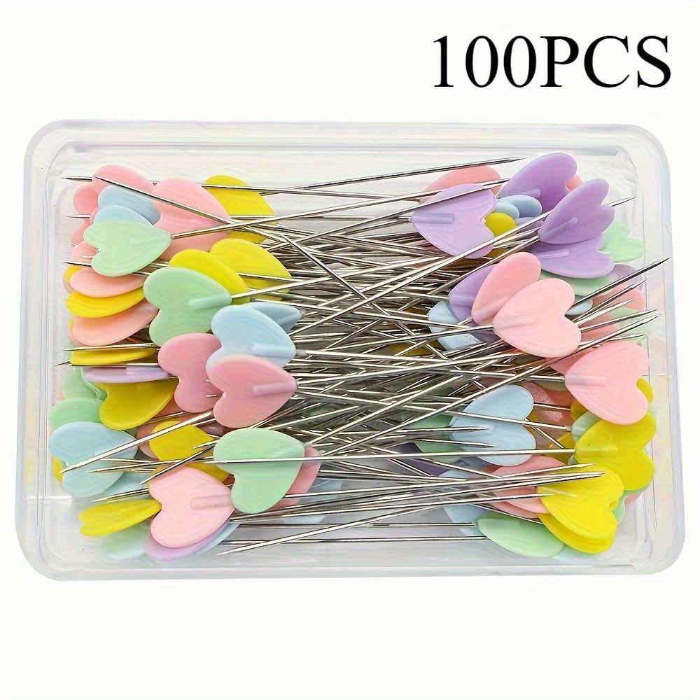 100/50PCS New Dressmaking Pins Embroidery Patchwork Tools Fixed Pin Button Pin Patchwork Pin For Sewing Positioning And DIY