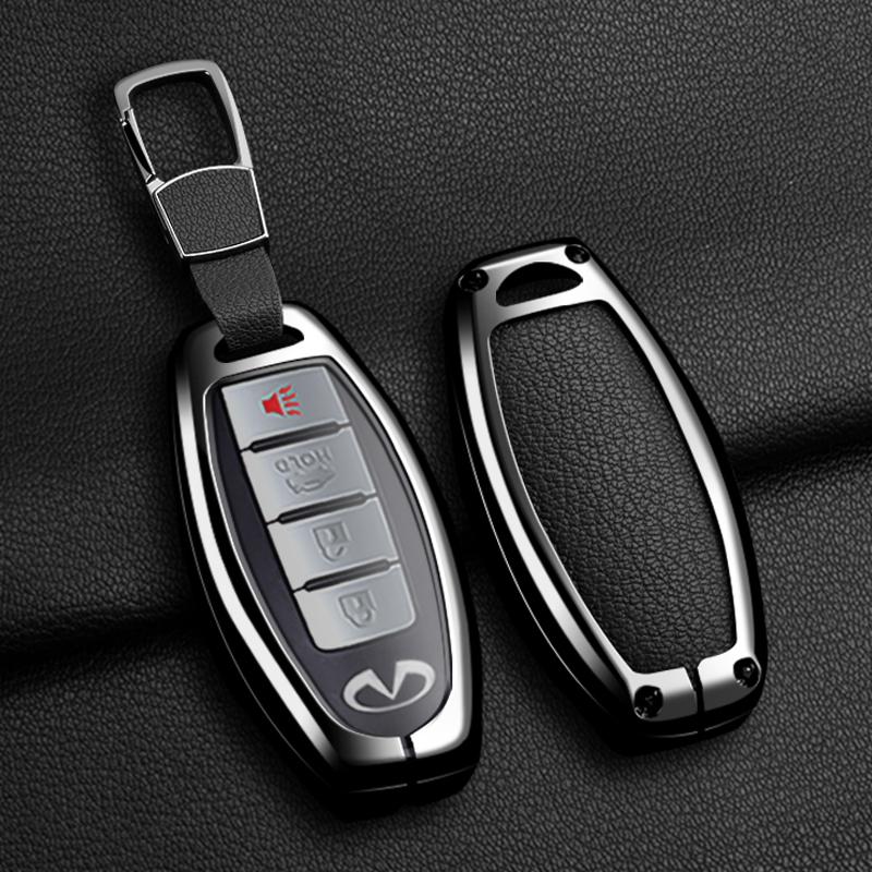 

Zinc Alloy Car Remote Key Full Cover Case Fob For Infiniti Q50 Q60 Q70 Qx50 Qx60 Qx70 G25 Ex Fx Jx35 Fx25 Fx35 Ex35 Fx37 Jx35