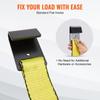 Ratchet Tie Down Straps (10PK), 10000 lb Break Strength, Endless Ratchet with 10 Premium 2" x 30' Tie Downs Heavy Duty, Track Spring Fittings for