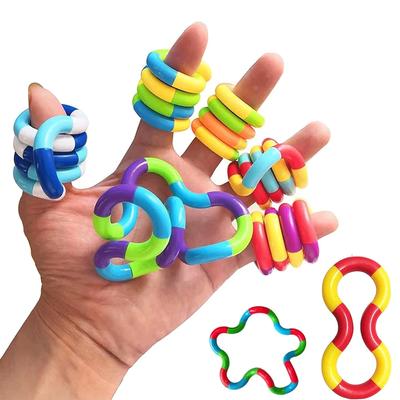 1-5 Adet Dolaşık Fidget Oyuncak Bükülebilir Duyusal El-Göz Koordinasyonu Oyuncak Kaygı Giderici Parmak Oyuncak Çocuk Yetişkin İnce Motor Becerileri İçin