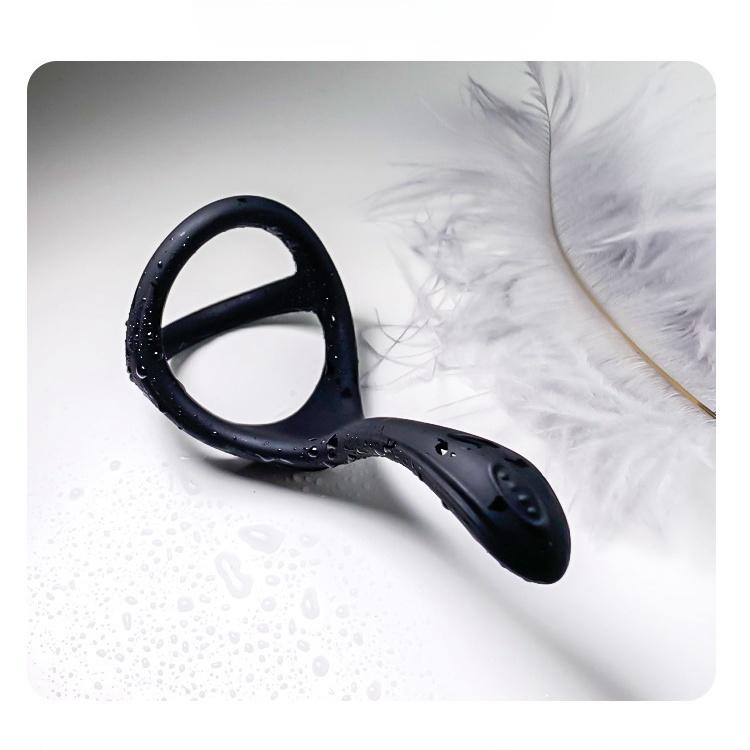 Weicher Penisring aus Silikon für Männer, Verzögerungsschleife, Penis-Sexspielzeug für Männer, Penisringe, Erotikartikel, verzögerte Ejakulation, Leinen-Düsenhülle für den Penis