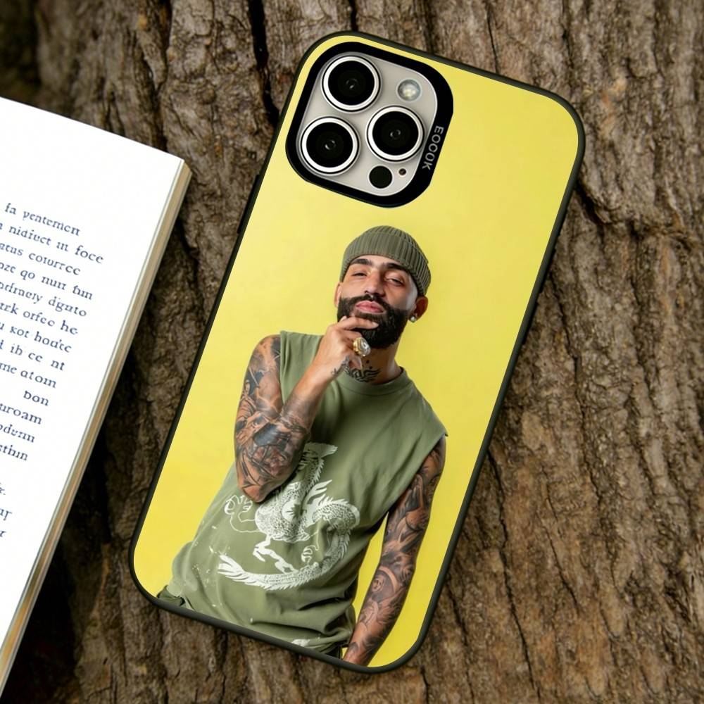 Anuel AA Phone Case For iPhone 17,16,15,14,13,12,11 Plus,Pro Max,XS,Colorful Silver Phone case Funda Cover