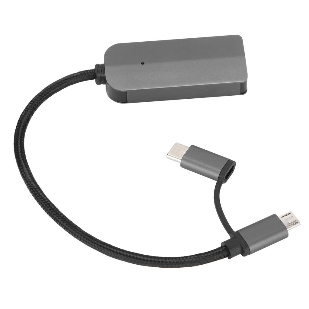 1080P Full HD 2 In 1 Phone Cable Adapter Smart Chip Design Durable Phone Converter