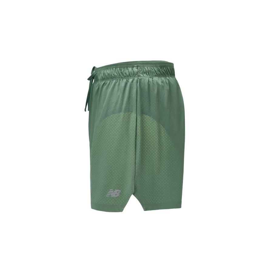 New Balance RC SHORT 5 De Sportshort Heren Legergroen MS41286-DKJ