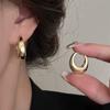 925 Silver Star Moon Hoop Earrings for Women Girls Zircon Dangle Earrings Gold Silver Party Jewelry Gifts