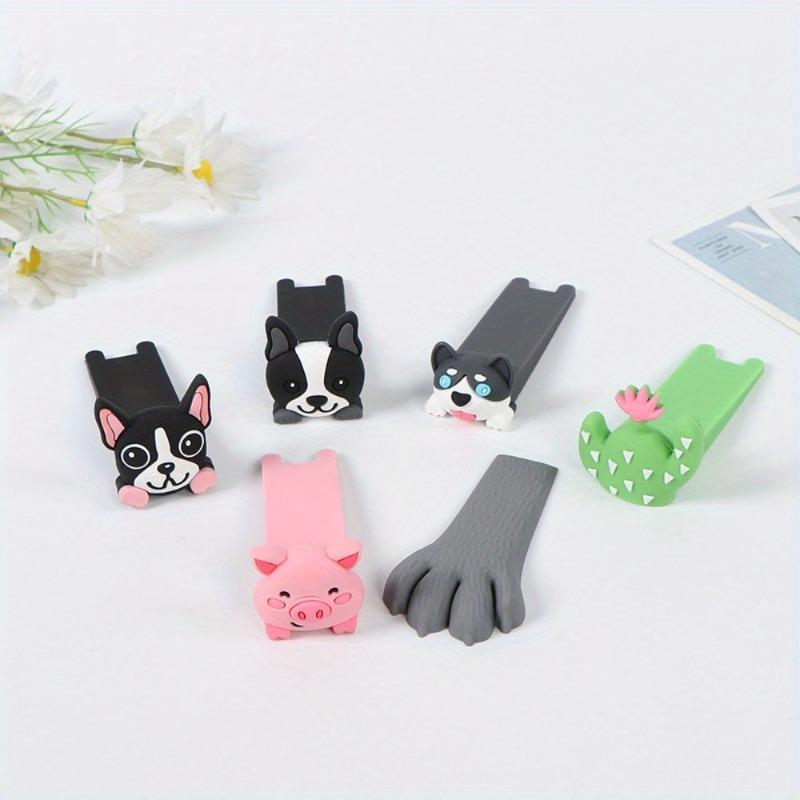 Cartoon Animal PVC Door Stopper, Anti‑Slip & Anti‑Pinch Decorative Door Holder