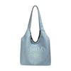 Tote Bag with Large Capacity, Single-shoulder Bag, Suede Fabric, for Commuting and Casual Wear.