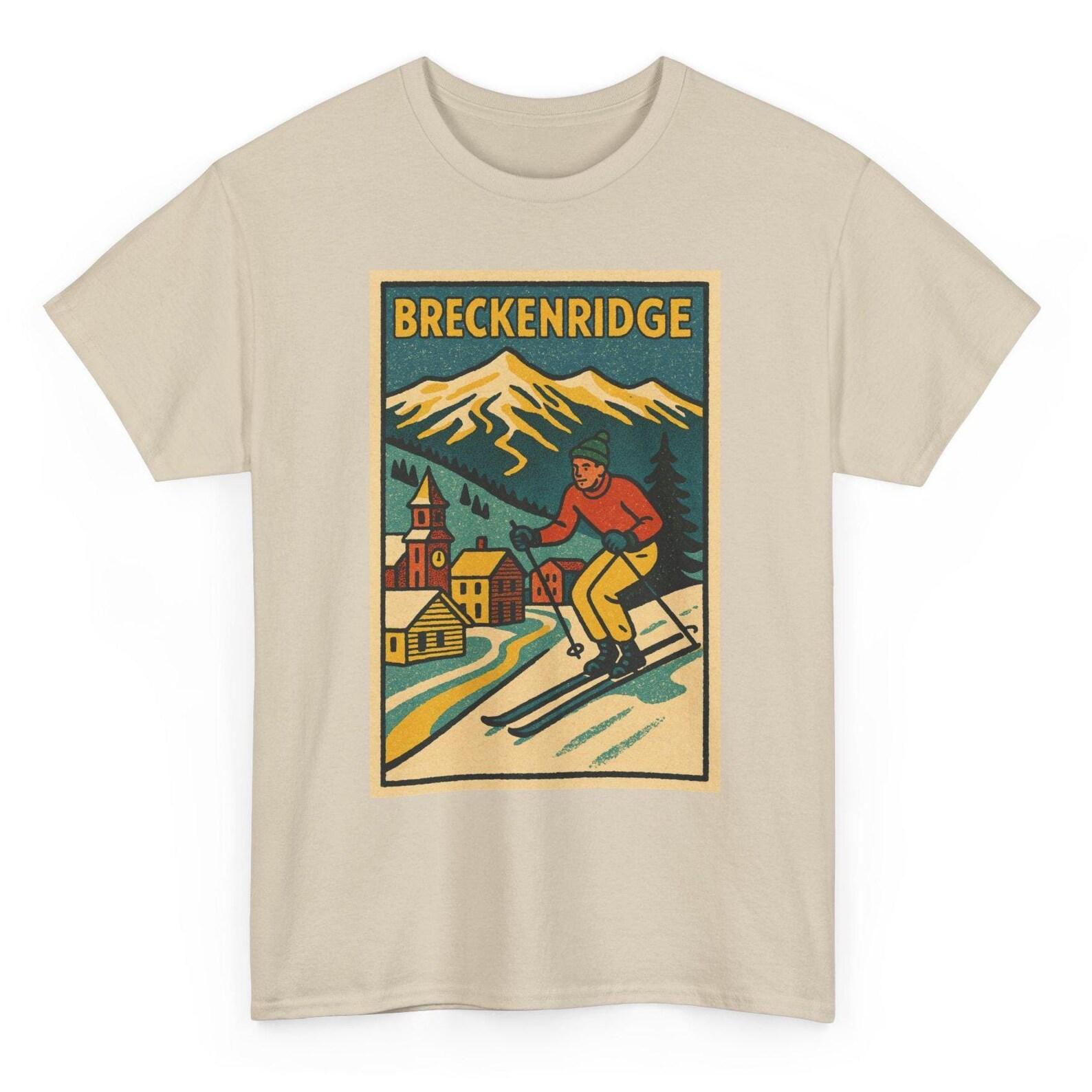 Breckenridge T-Shirt Unisex: Retro Colorado Tee S