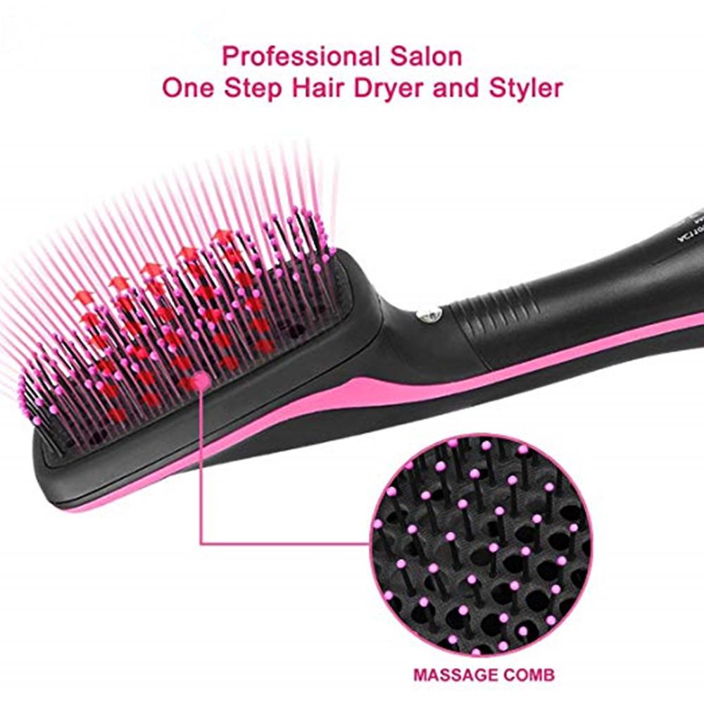 3-in-1 Haartrockner Bürste Trockner und Glättbürste One Step Heißluftbürste Damen Haarbürste Professioneller Haarstraightener