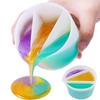 Reusable DIY Silicone Resin Acrylic Fluid Pour Supplies Clay Tools Paint Pouring Cup Split Cups