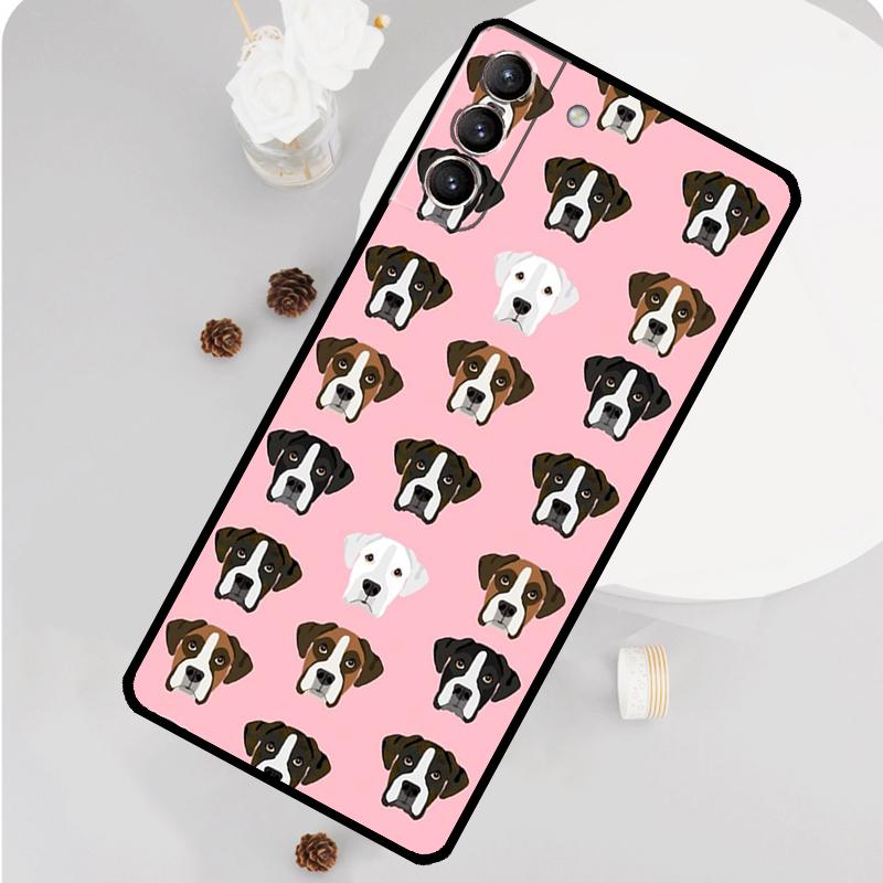 Boxer Hund Handyhülle Für Samsung Galaxy S25 S26 Ultra S20 S21 S22 S23 S24 Plus S10 S25 FE Funda Abdeckung