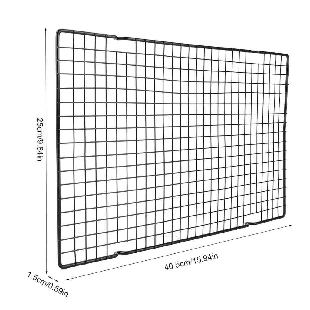 Single Layer Stainless Steel BBQ Bread Cake Cooling Rack Drip Dry Rack Cooling Grid Baking Pan Household Baking Tool Accessories