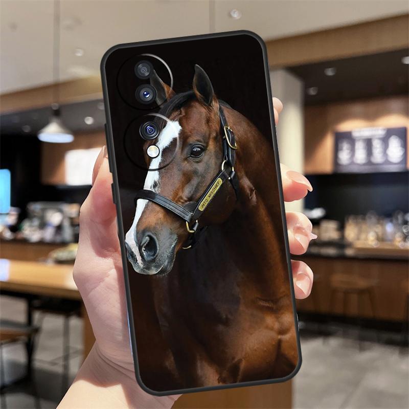 Animal Steed Horse Case For Honor Magic 8 6 7 Pro Honor 400 200 70 90 Lite X8b X8c X9a X9b X9c X9d Win RT Cover